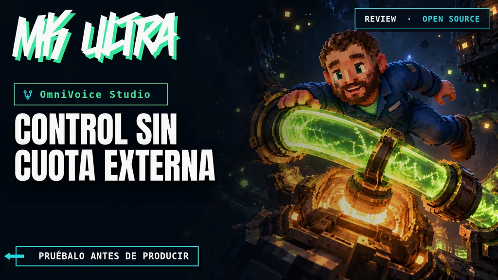 Review de OmniVoice Studio: análisis, límites y veredicto