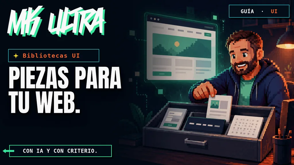 Bibliotecas de componentes UI para crear webs con IA
