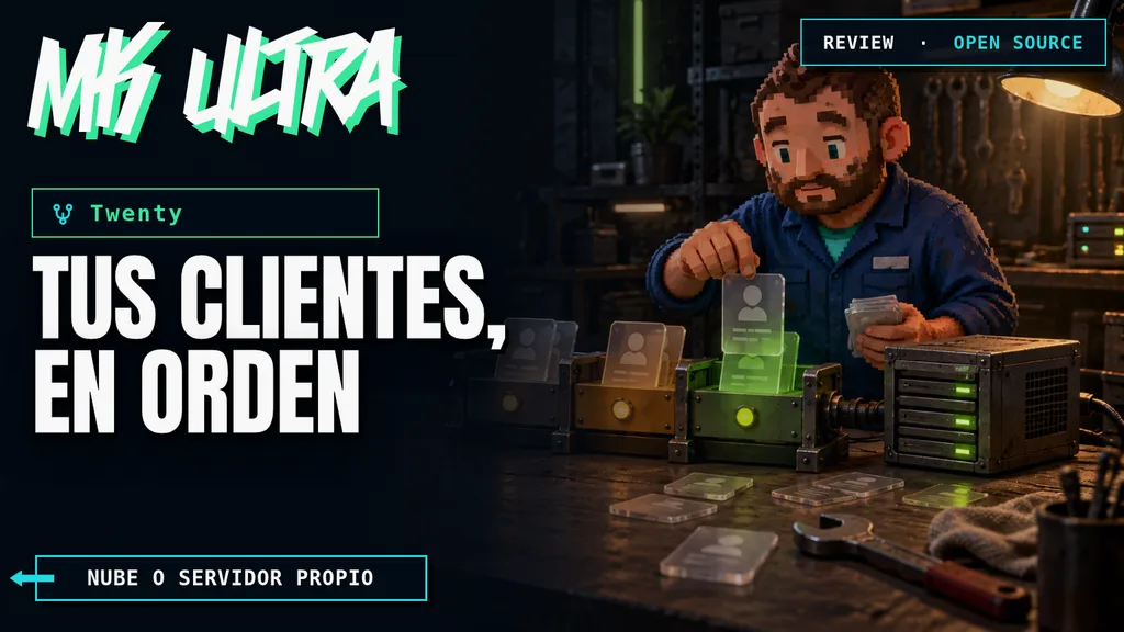 Twenty: tus clientes, en orden. Nube o servidor propio.