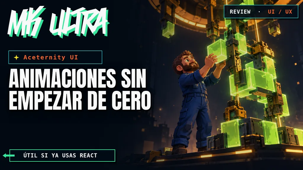 Review de Aceternity UI: análisis, límites y veredicto