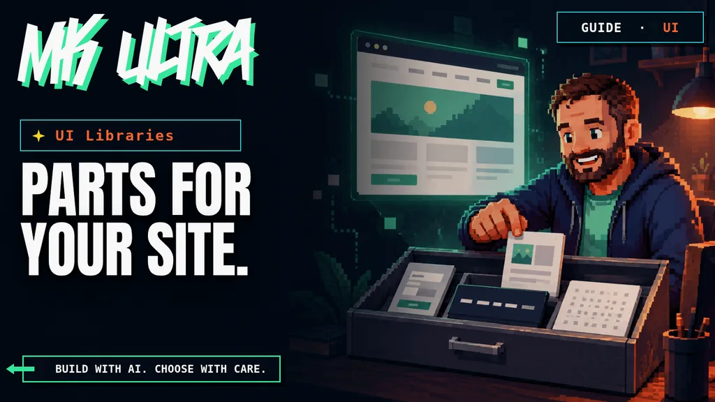 UI Libraries and Components for Building Websites with AI