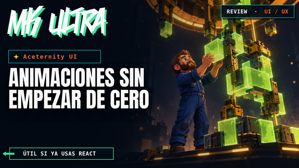 Review de Aceternity UI: análisis, límites y veredicto