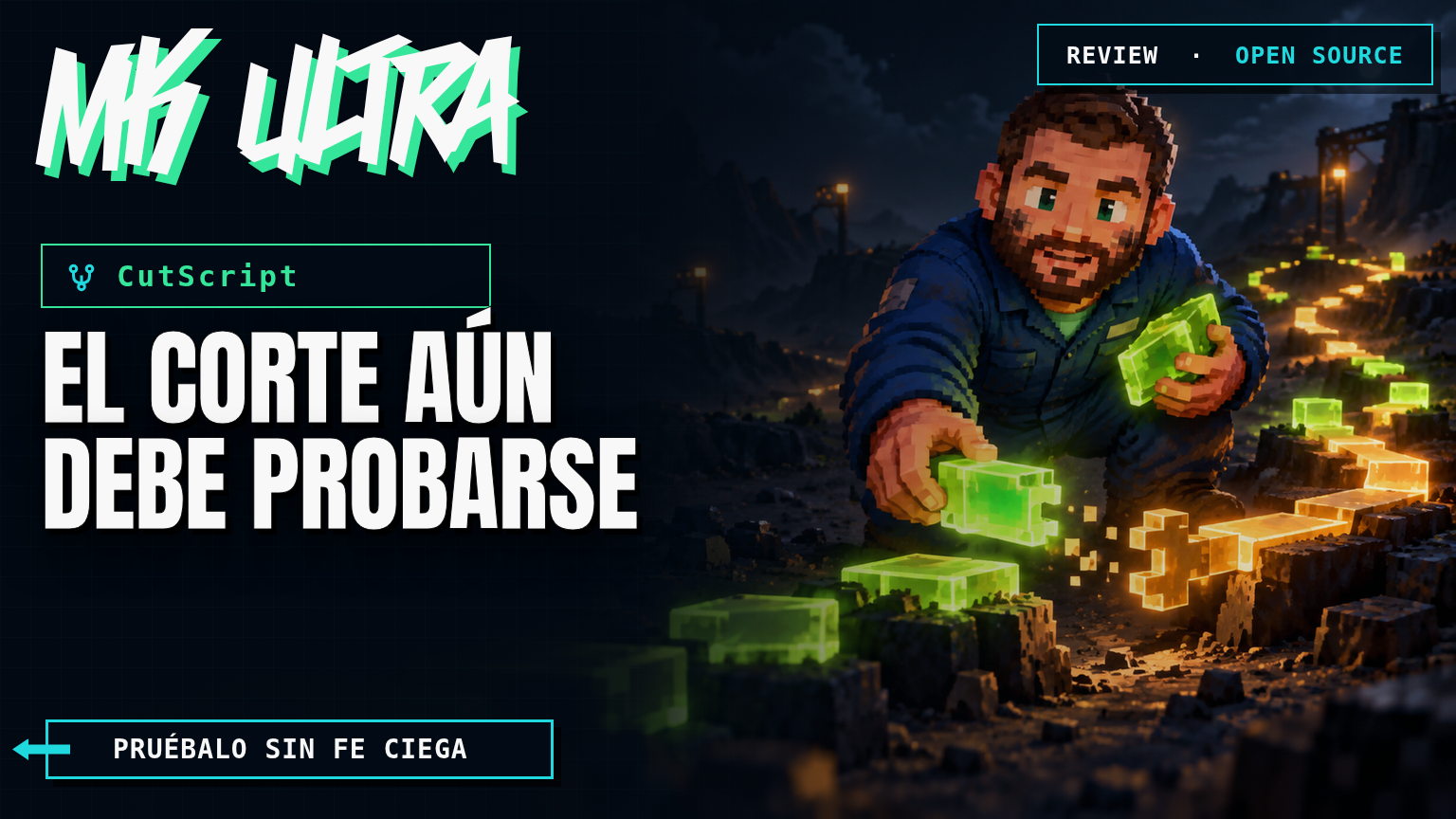 CutScript editor de vídeo: promete más de lo que prueba