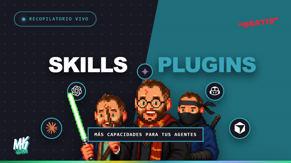 Recopilatorio de skills y plugins gratuitos para agentes