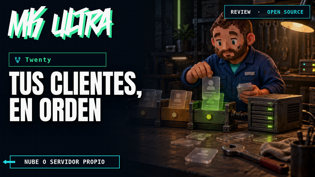 Twenty: tus clientes, en orden. Nube o servidor propio.